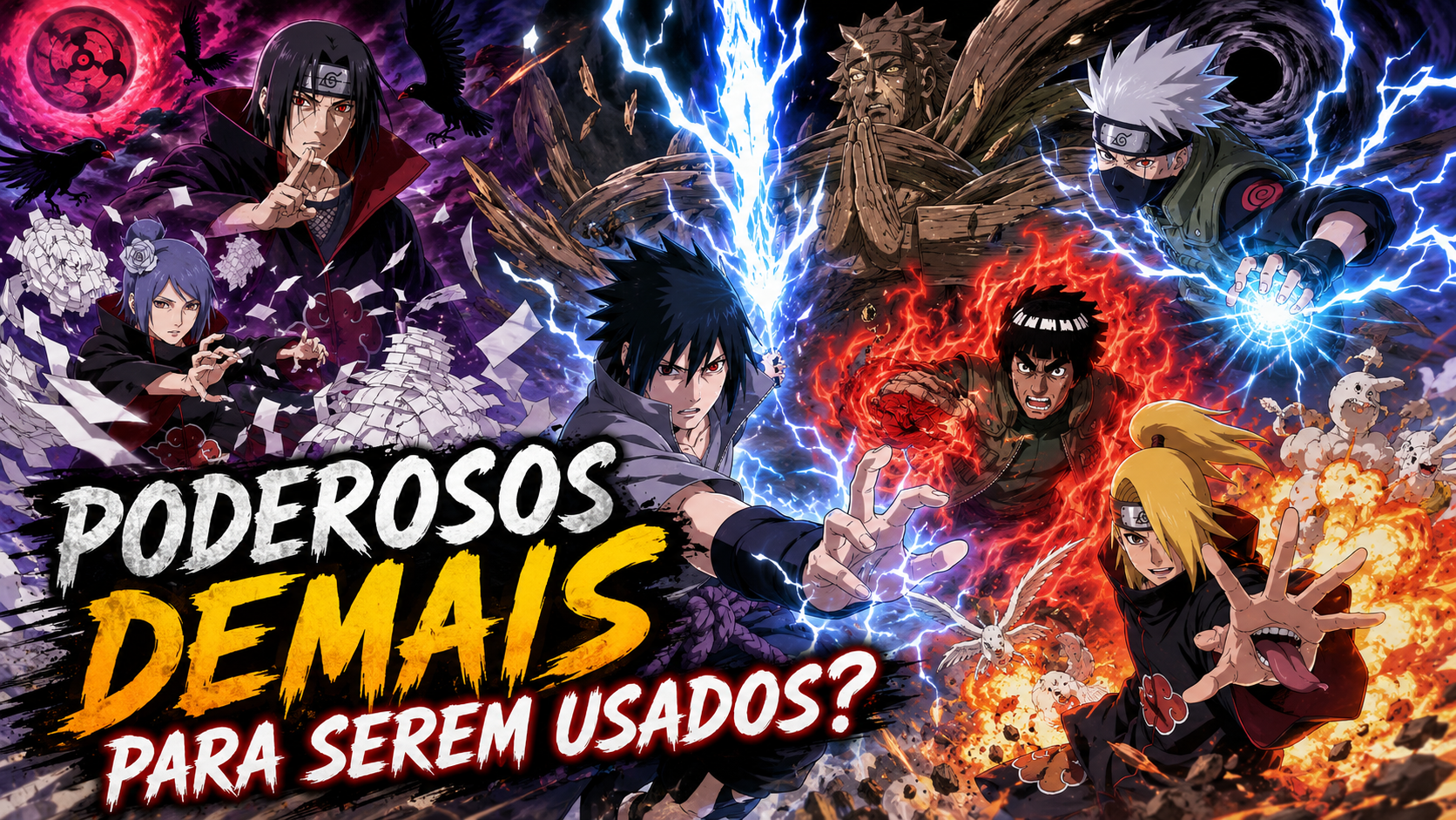 Jutsus mais poderosos de Naruto que quase nunca foram usados