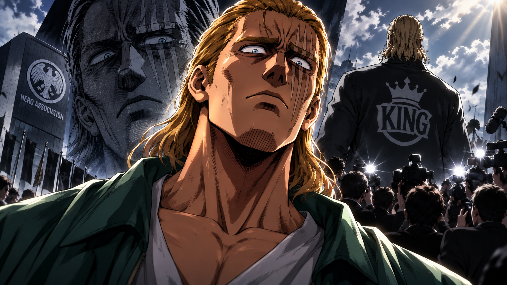 King de One Punch Man conhecido como o homem mais forte da Terra